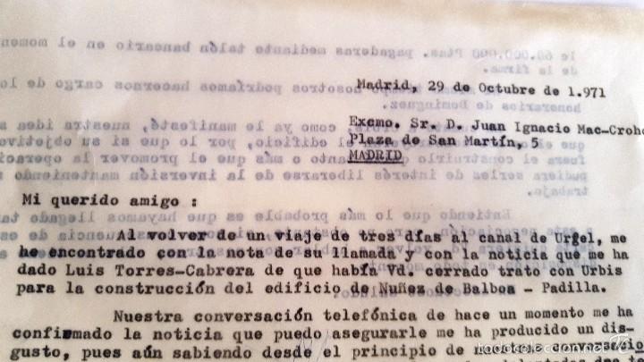 Documentos antiguos: INTERESANTE LOTE DE DOCUMENTOS SOBRE VENTA DE SOLARES EN MADRID, AÑOS 1971-1972 - Foto 13 - 58662862