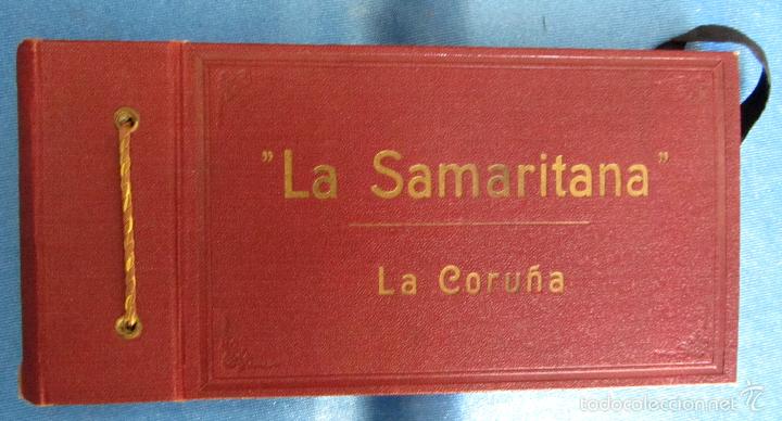 Documentos antiguos: LIBRETA PARA TOMAR NOTAS REGALO DE LA SAMARITANA, LA CORU&Ntilde;A, SIN FECHA. - Foto 1