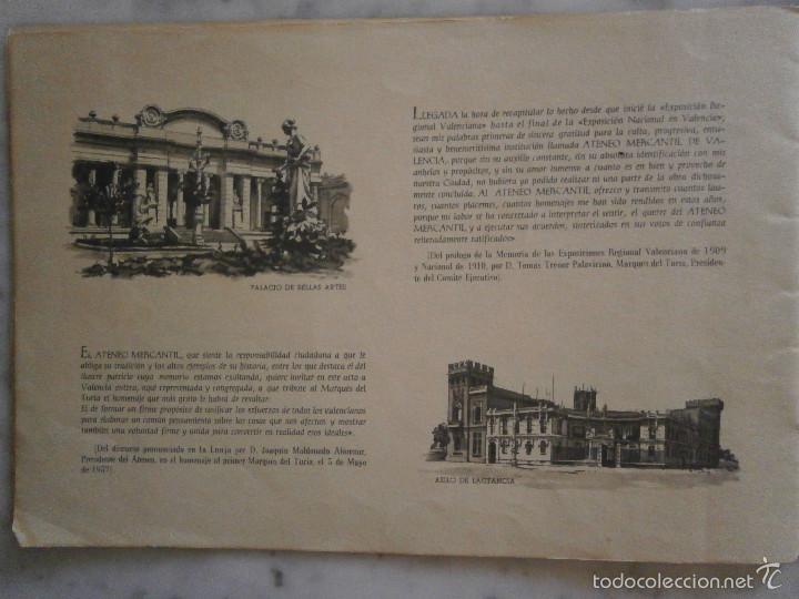 Documentos antiguos: programa exposicion regional valenciana 1909 - Foto 4