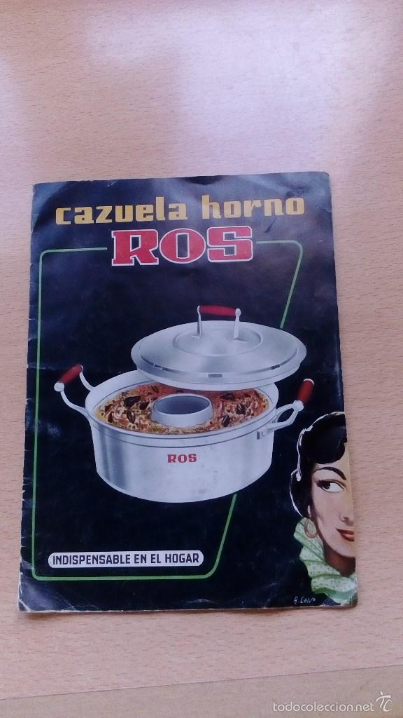 Recetario cazuela horno ros con 4 ó 5 paginas - Vendido en Venta Directa -  61019395