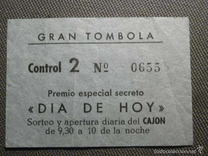 Documentos antiguos: Ticket - Gran T&oacute;mbola - A determinar - - Foto 1