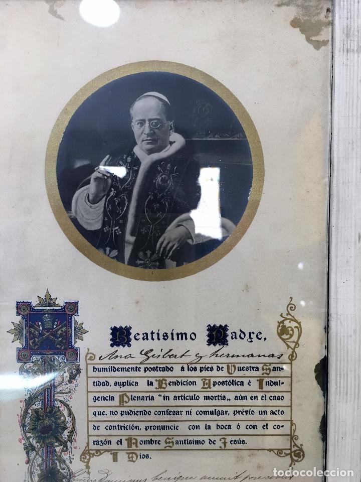 Alte Dokumente: BENDICION APOSTOLICA E INDULGENCIA PLENARIA PAPA PIO XI
