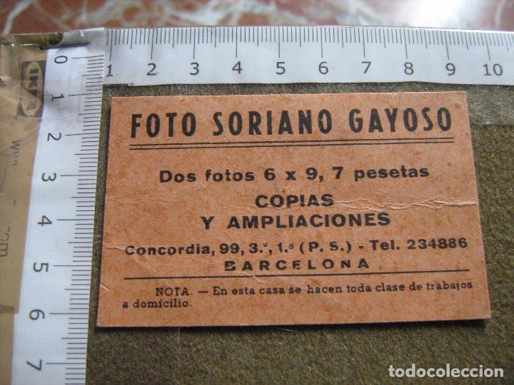 Documentos antiguos: VALE PARA AMPLIACIONES Y COPIAS DE FOTO SORIANO - BARCELONA