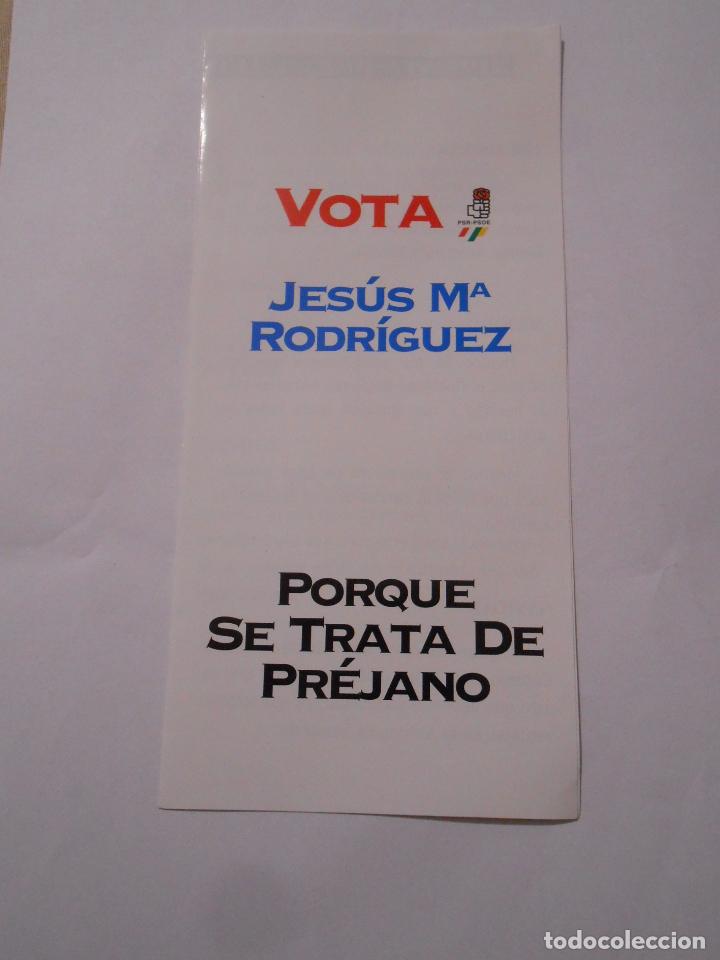 Documenti antichi: PROPAGANDA ELECTORAL. FOLLETO PROGRAMA PSOE PREJANO. LA RIOJA. CANDIDATO JESUS M&ordf; RODRIGUEZ TDKP8