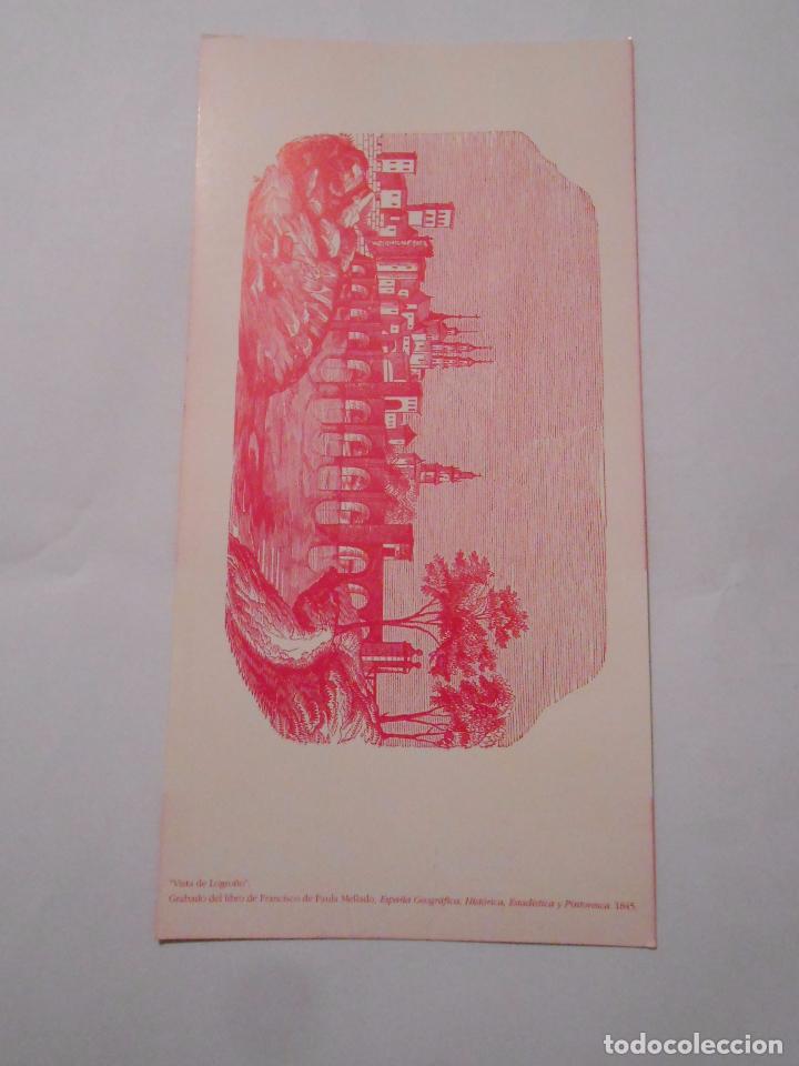 Documenti antichi: POSTAL TARJETA INVITACION EXPOSICION LA IMAGEN DE LOGRO&Ntilde;O EN LOS SIGLOS XIX Y XX. 1995. TDKP8