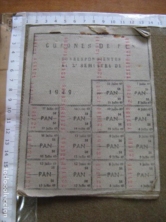 Documentos antiguos: CARTILLA DE RACIONAMIENTO - GUERRA CIVIL
