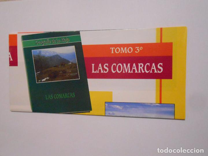 Documentos antiguos: FOLLETO PUBLICITARIO DE LA ENCICLOPEDIA GEOGRAFIA DE LA RIOJA. PRESENTACION TERCER TOMO. TDKP7