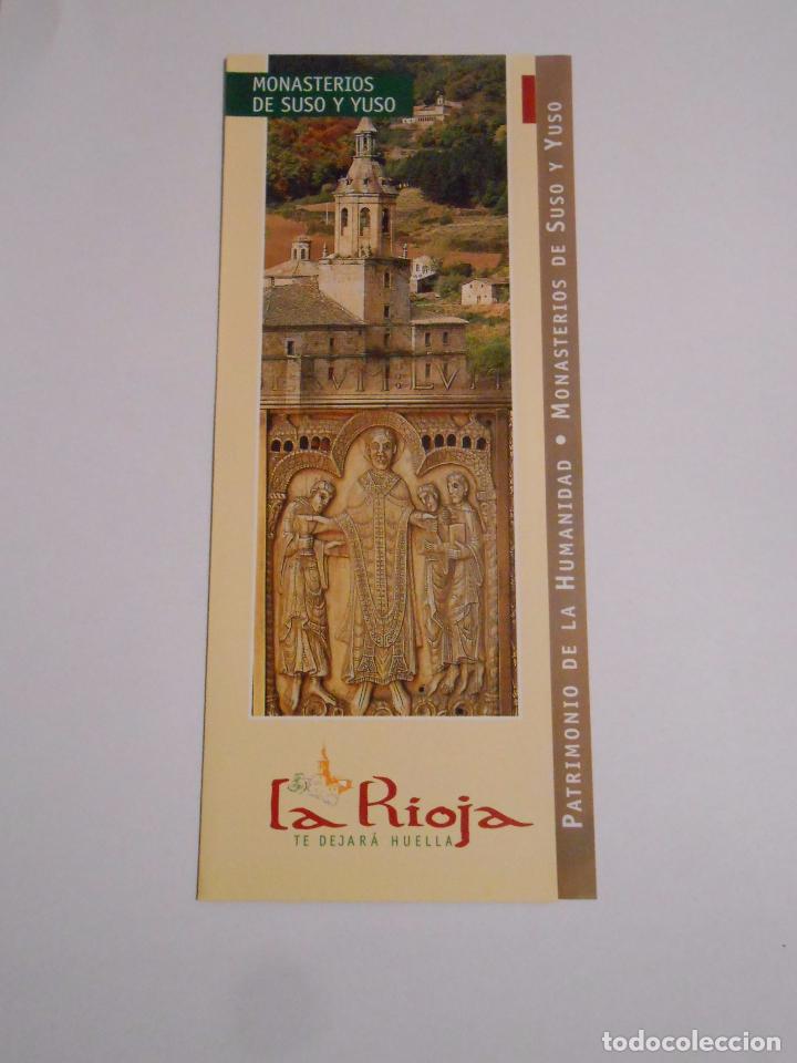 Documenti antichi: FOLLETO DE TURISMO MONASTERIOS DE SUSO Y YUSO. LA RIOJA. TDKP7