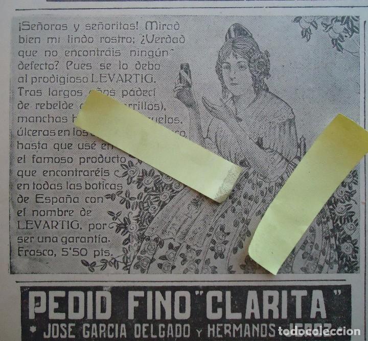 Documentos antiguos: levartig piel dermis acne herpes orzuelo ulcera ojo crema rostro cutis perfumeria botica