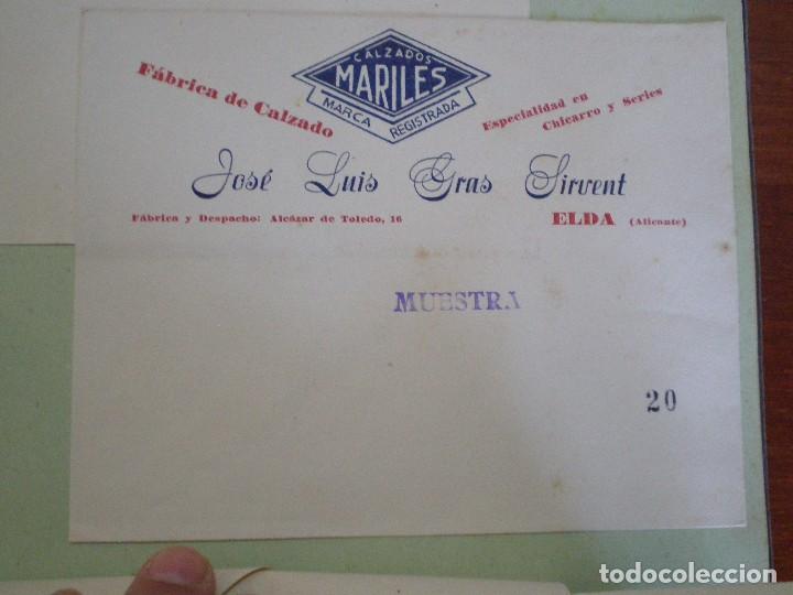 Old Documents: ELDA (ALICANTE). SOBRE COMERCIAL JOSE LUIS GRAS SIRVENT CALZADOS MARILES FABRICA. SIN UTILIZAR
