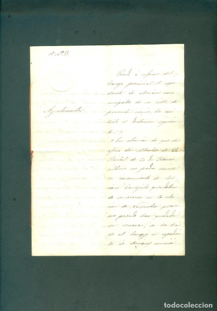 Documentos antiguos: LOTE DE DOCUMENTOS SXIX AJUNTAMENT LA BISBAL DE GIRONA - Foto 2