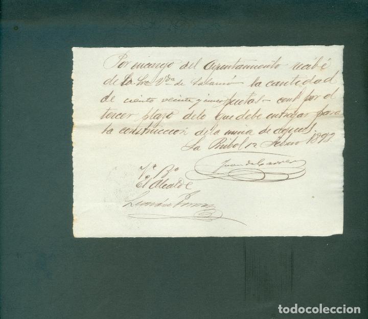 Documentos antiguos: LOTE DE DOCUMENTOS SXIX AJUNTAMENT LA BISBAL DE GIRONA - Foto 4