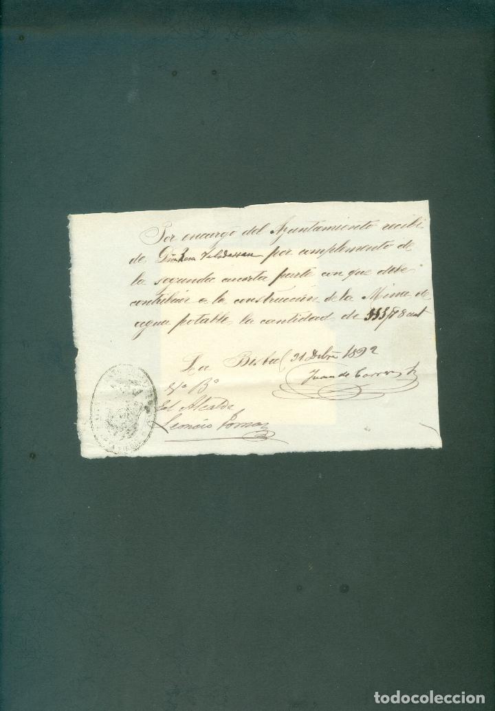 Documentos antiguos: LOTE DE DOCUMENTOS SXIX AJUNTAMENT LA BISBAL DE GIRONA - Foto 8
