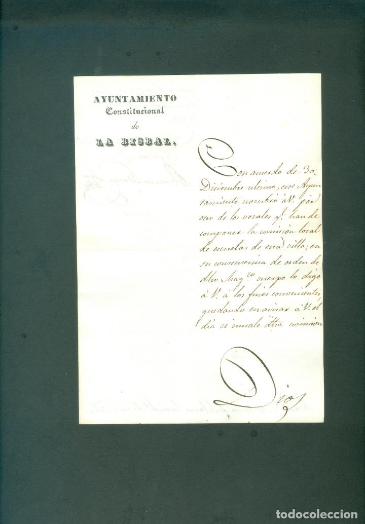 Documentos antiguos: LOTE DE DOCUMENTOS SXIX AJUNTAMENT LA BISBAL DE GIRONA - Foto 11