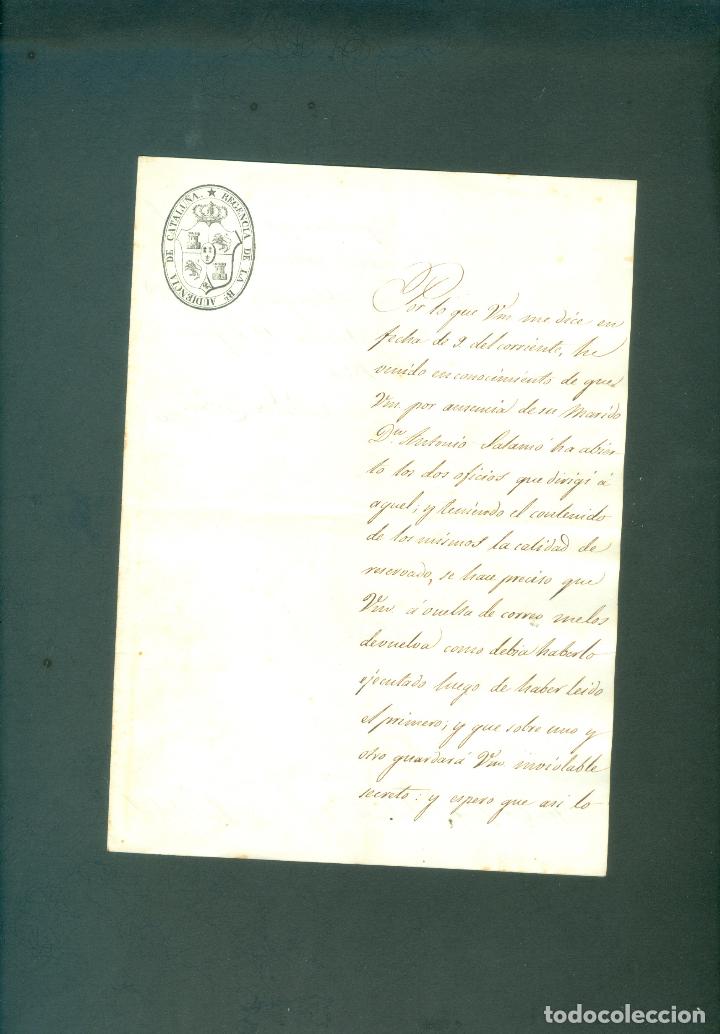 Documentos antiguos: LOTE DE DOCUMENTOS SXIX AJUNTAMENT LA BISBAL DE GIRONA - Foto 14