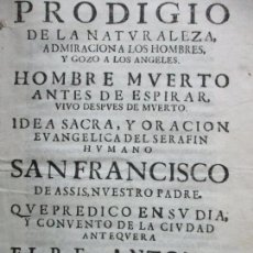 Documentos antiguos: LOREA, ANTONIO DE. FRANCISCO DE ASSIS, NUESTRO PADRE ...
