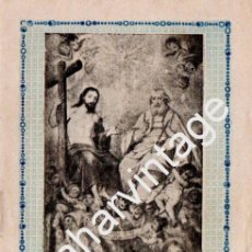 Documentos antiguos: SEVILLA,1936,TRISAGIO DE LAS SANTISIMA TRINIDAD,BEATO DIEGO JOSE DE CADIZ,7 PAGINAS, MUY RARO. Lote 67855017
