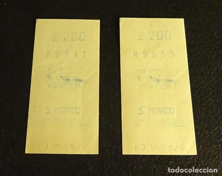 Documentos antiguos: DOS ENTRADAS S. MARCO. VENECIA (ITALIA) - Foto 1