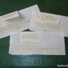 Documentos antiguos: LOTE 3 TELEGRAMAS HACIA AÑOS 1940
