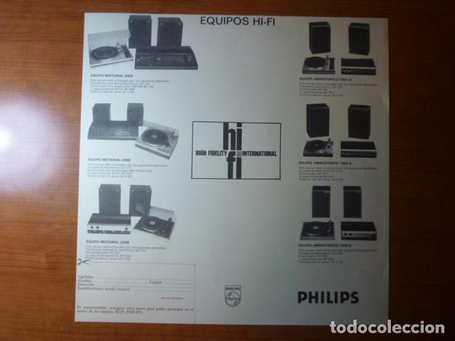 Documentos antiguos: PUBLICIDAD EQUIPOS HI-FI Y DESCUENTO  PARA COMPRA DE DISCOS. A&Ntilde;O 1978. TAMA&Ntilde;O LP.