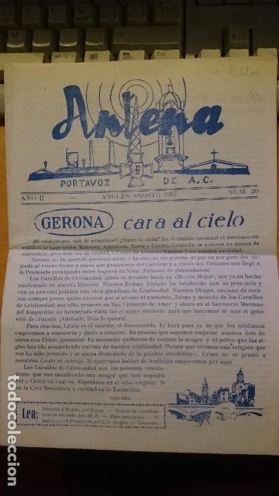 Documentos antiguos: folleto antena 1957 - Foto 1