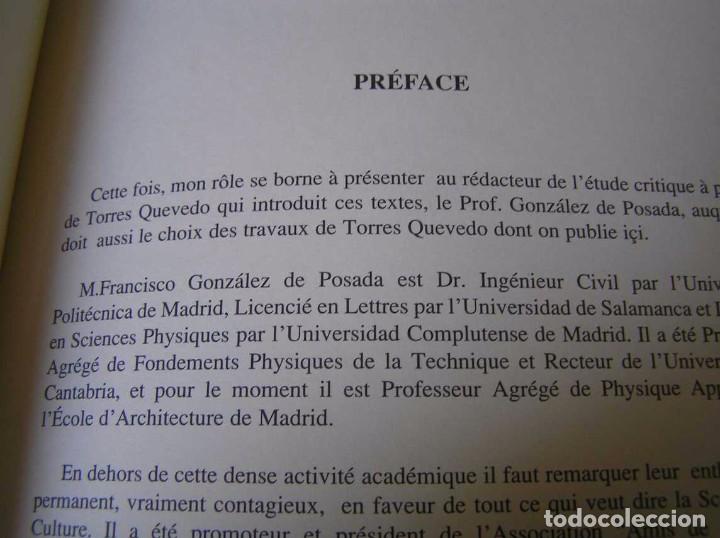 Documentos antiguos: L. TORRES QUEVEDO ENSAYOS SOBRE AUTOM&Aacute;TICA. EL ARITM&Oacute;METRO ELECTROMEC&Aacute;NICO - INTEMAC 1996 - Foto 14