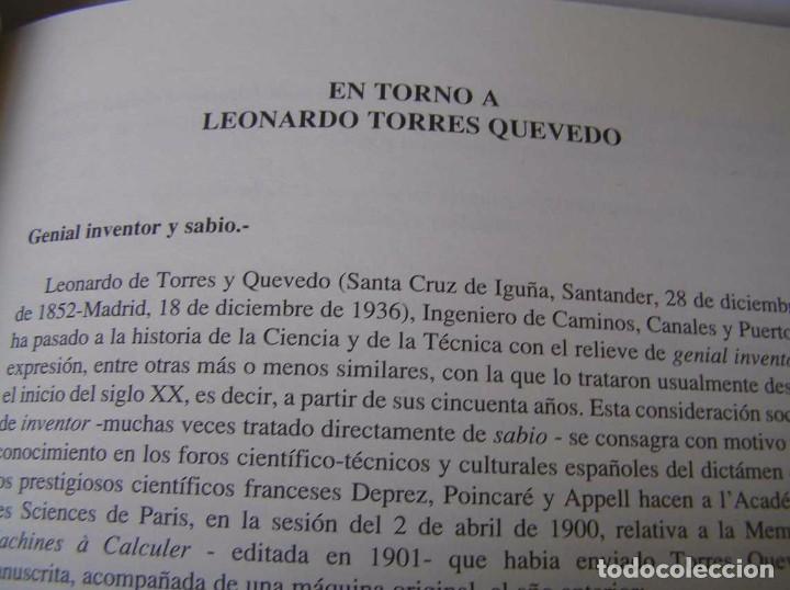 Documentos antiguos: L. TORRES QUEVEDO ENSAYOS SOBRE AUTOM&Aacute;TICA. EL ARITM&Oacute;METRO ELECTROMEC&Aacute;NICO - INTEMAC 1996 - Foto 16