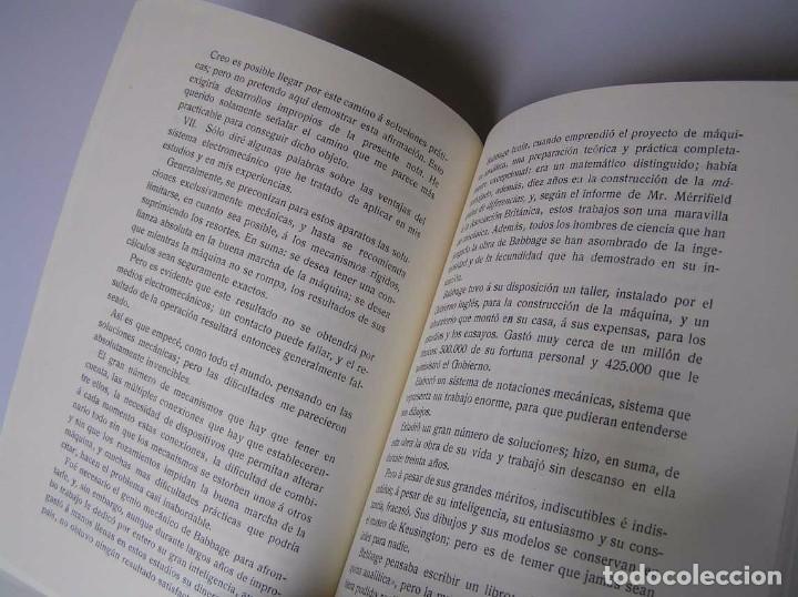 Documentos antiguos: L. TORRES QUEVEDO ENSAYOS SOBRE AUTOM&Aacute;TICA. EL ARITM&Oacute;METRO ELECTROMEC&Aacute;NICO - INTEMAC 1996 - Foto 19