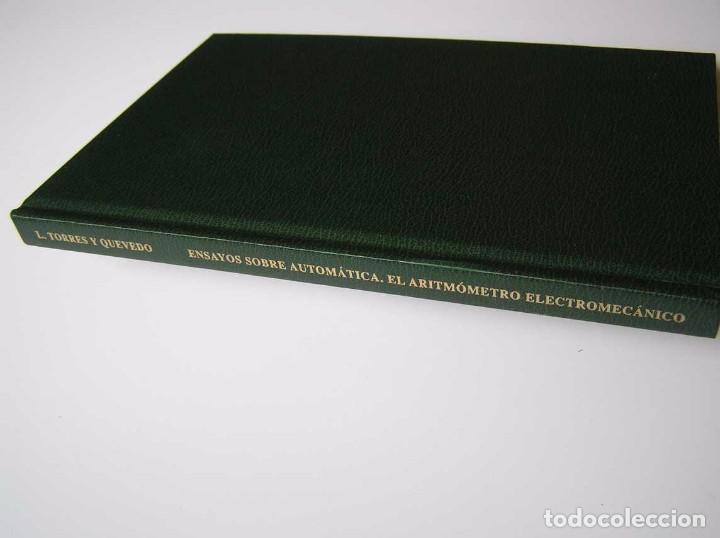 Documentos antiguos: L. TORRES QUEVEDO ENSAYOS SOBRE AUTOM&Aacute;TICA. EL ARITM&Oacute;METRO ELECTROMEC&Aacute;NICO - INTEMAC 1996 - Foto 28