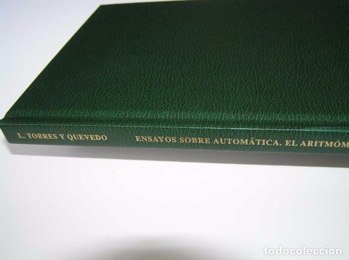 Documentos antiguos: L. TORRES QUEVEDO ENSAYOS SOBRE AUTOM&Aacute;TICA. EL ARITM&Oacute;METRO ELECTROMEC&Aacute;NICO - INTEMAC 1996 - Foto 30