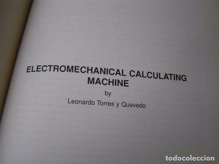 Documentos antiguos: L. TORRES QUEVEDO ENSAYOS SOBRE AUTOM&Aacute;TICA. EL ARITM&Oacute;METRO ELECTROMEC&Aacute;NICO - INTEMAC 1996 - Foto 53