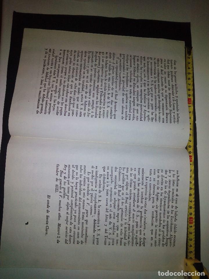 Documentos antiguos: Documento impreso de 1823-10-2 en Matar&oacute; - Foto 3