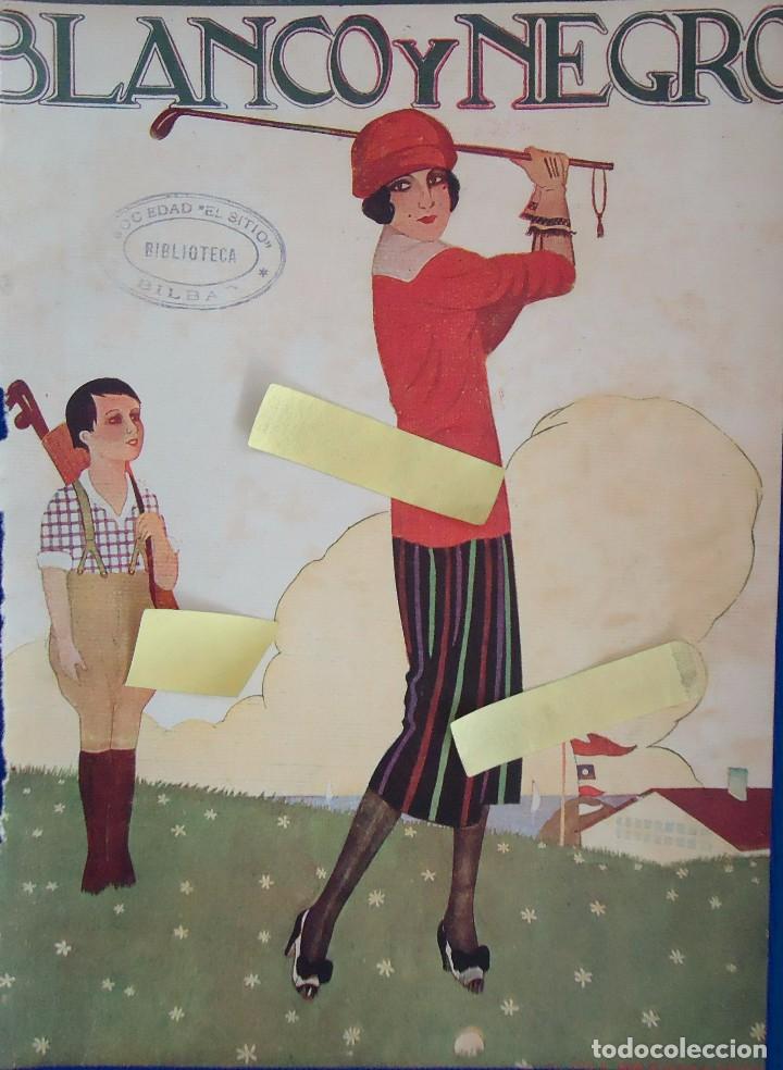 Documentos antiguos: publicidad vintage anuncio deporte golf femenino mujer atleta art deco belle epoque golfista hoyo