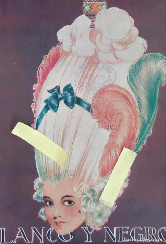 Documentos antiguos: publicidad vintage epoca mujer aristocracia art deco femenina peluca corte pelo peluqueria moda