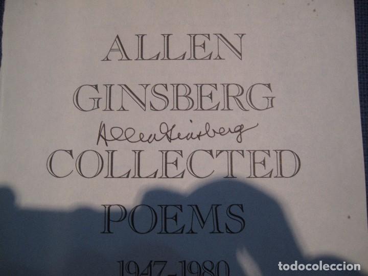 Documentos antiguos: ALLEN GINSBERG aut&oacute;grafo original Madrid - Foto 2