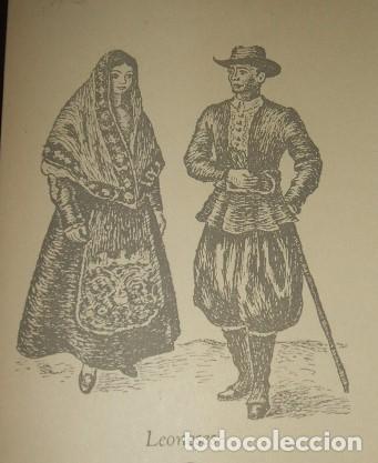 Documentos antiguos: LEON TIPOS LEONESES LITOGRAFIA - Foto 1