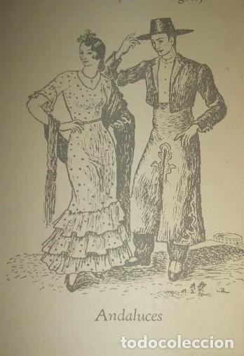 Documentos antiguos: ANDALUCIA TIPOS ANDALUCES LITOGRAFIA - Foto 1