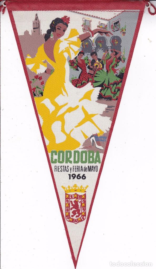 Documentos antiguos: bander&iacute;n Cordoba fiestas y Feria de Mayo 1966