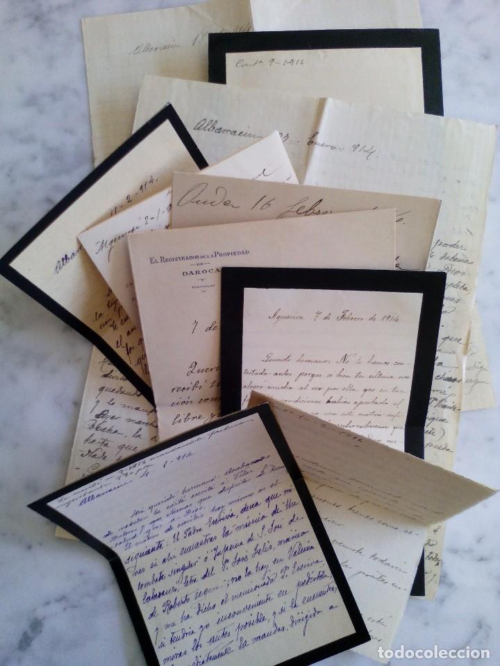 Documentos antigos: 10  cartas de la misma familia  1914