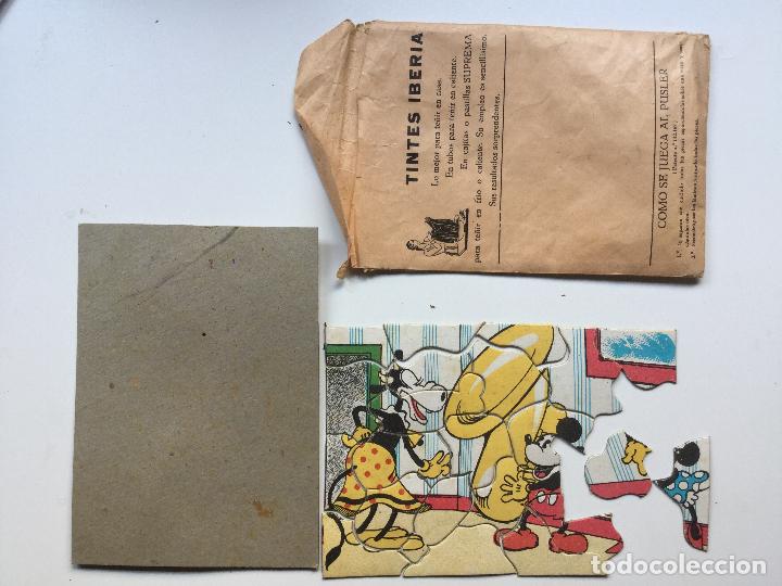 Documentos antiguos: ANTIGUO PUZLE PUZZLE AVENTURAS DE MICKEY Y MOUSE , UN CONCIERTO DESGRACIADO - DE TINTES IBERIA NUM 4