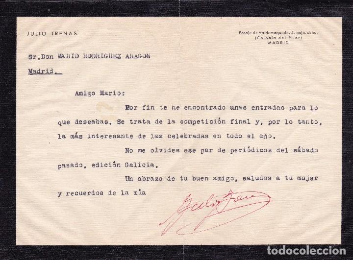 Documentos antiguos: Julia Trenas colonia del Pilar Madrid a&ntilde;os 30