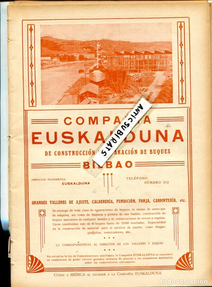 Documentos antiguos: 1919 PUBLICIDAD EUSKALDUNA BUQUES . - Foto 1
