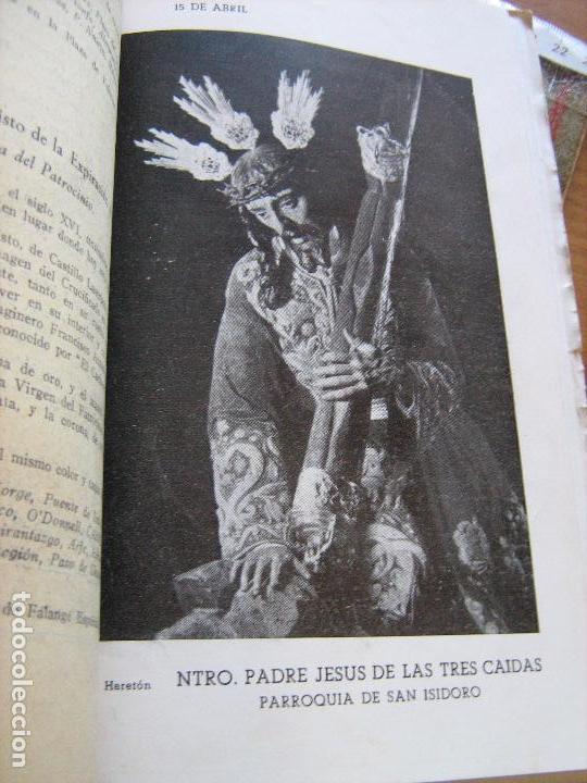 Documentos antiguos: PROGRAMA DE LA SEMANA SANTA DE SEVILLA DEL A&Ntilde;O 1963 - Foto 3