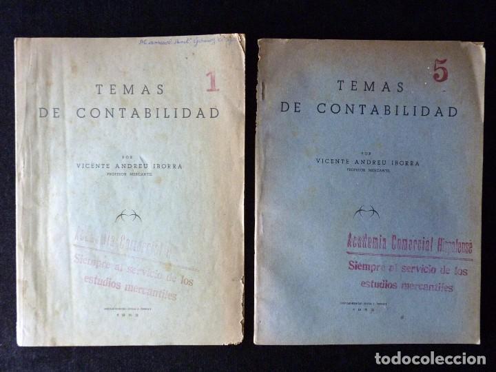 Documentos antiguos: LOTE DE LIBROS Y EJERCICIOS ACADEMIA COMERCIAL -HISPALENSE- VALENCIA, 1948-53 - Foto 4