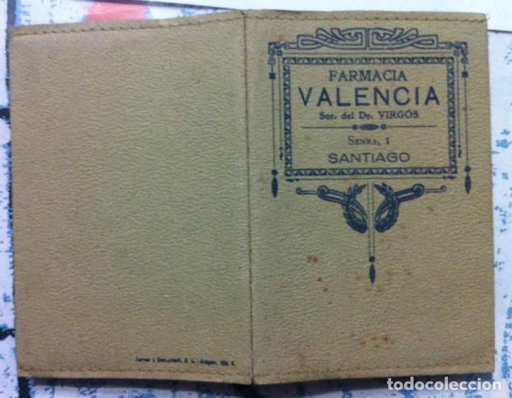 Documentos antiguos: Farmacia Valencia. Santiago de Compostela. 1928.