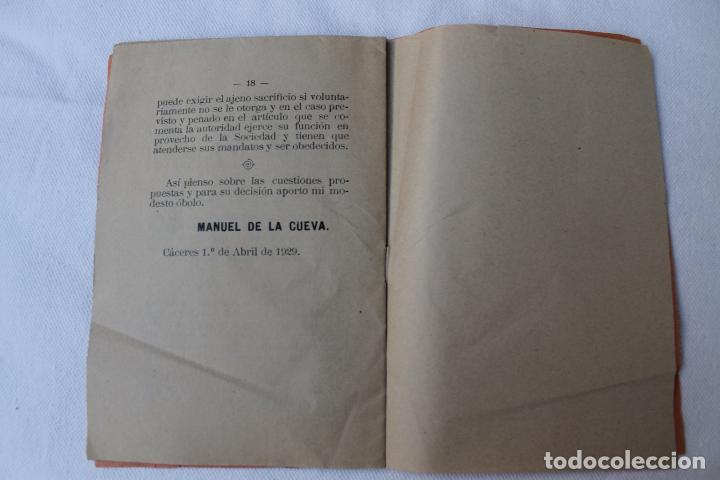 Documentos antiguos: SOBRE UNAS GLOSAS AL NUEVO CODIGO PENAL, TRUJILLO 1929 - Foto 4
