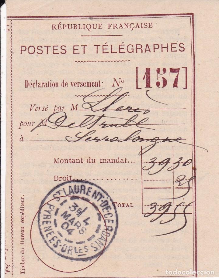 Documentos antiguos: Postes et tel&eacute;graphes Francia principios siglo XX