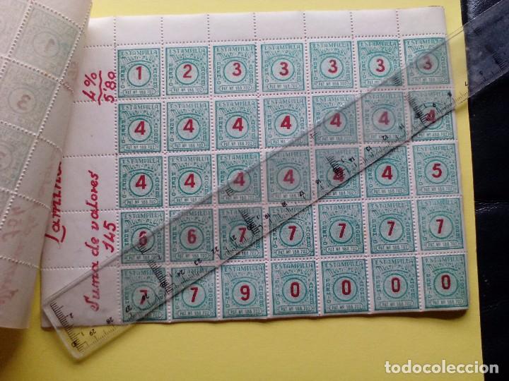 Documentos antiguos: 9 laminas  suma de valores - Foto 3