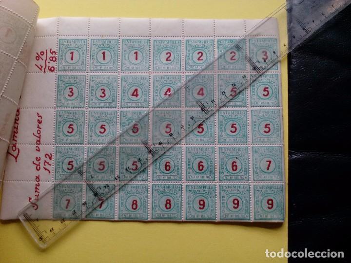 Documentos antiguos: 9 laminas  suma de valores - Foto 4