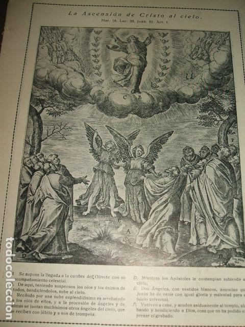 Documentos antiguos: LA ASCENSION DEL SE&Ntilde;OR LAMINA 1928 - Foto 1